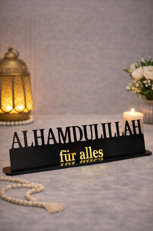 Alhamdulillah für alles Dekor
