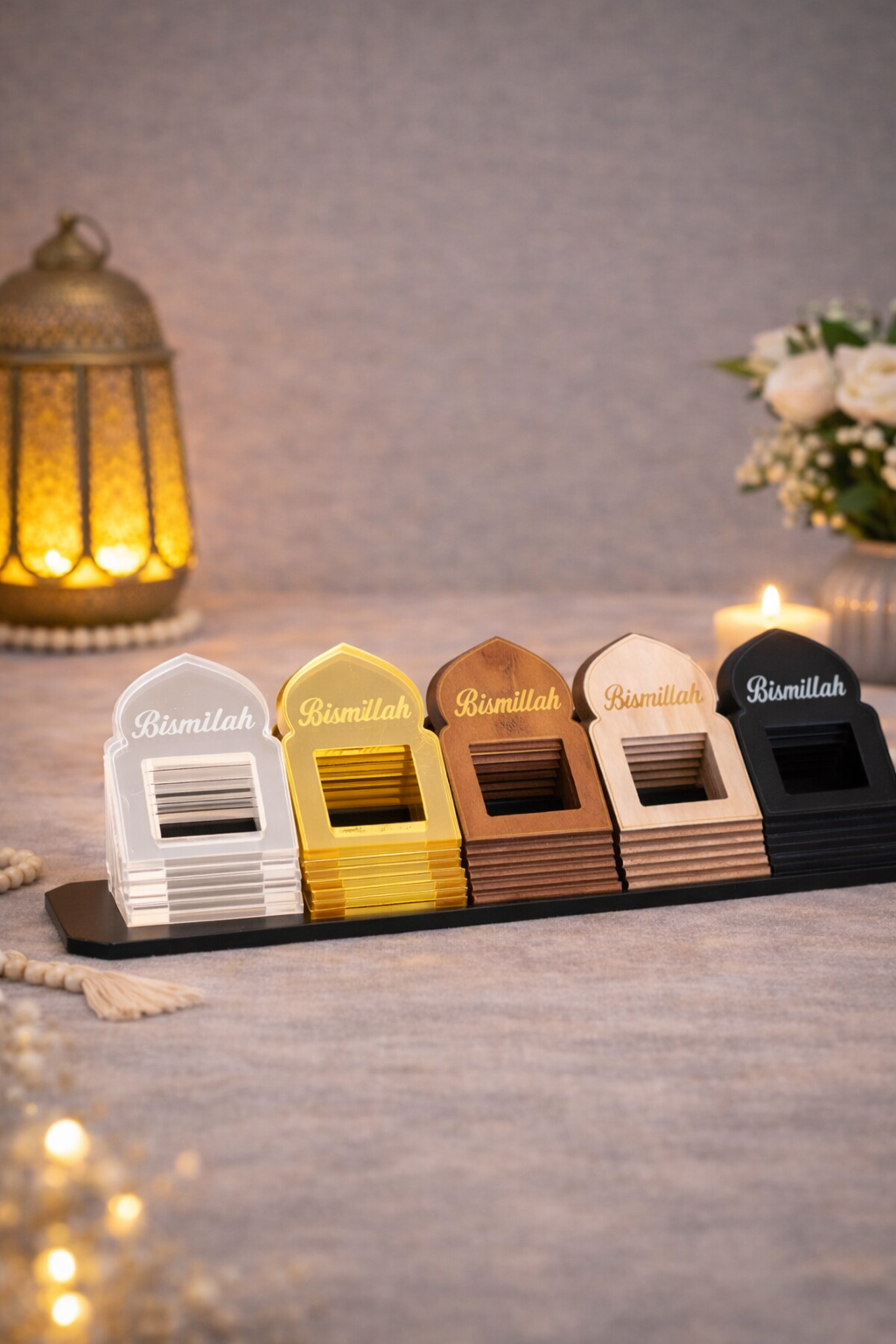 Bismillah Serviettenringe (6er)