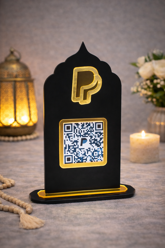 PayPal QR Code Aufsteller
